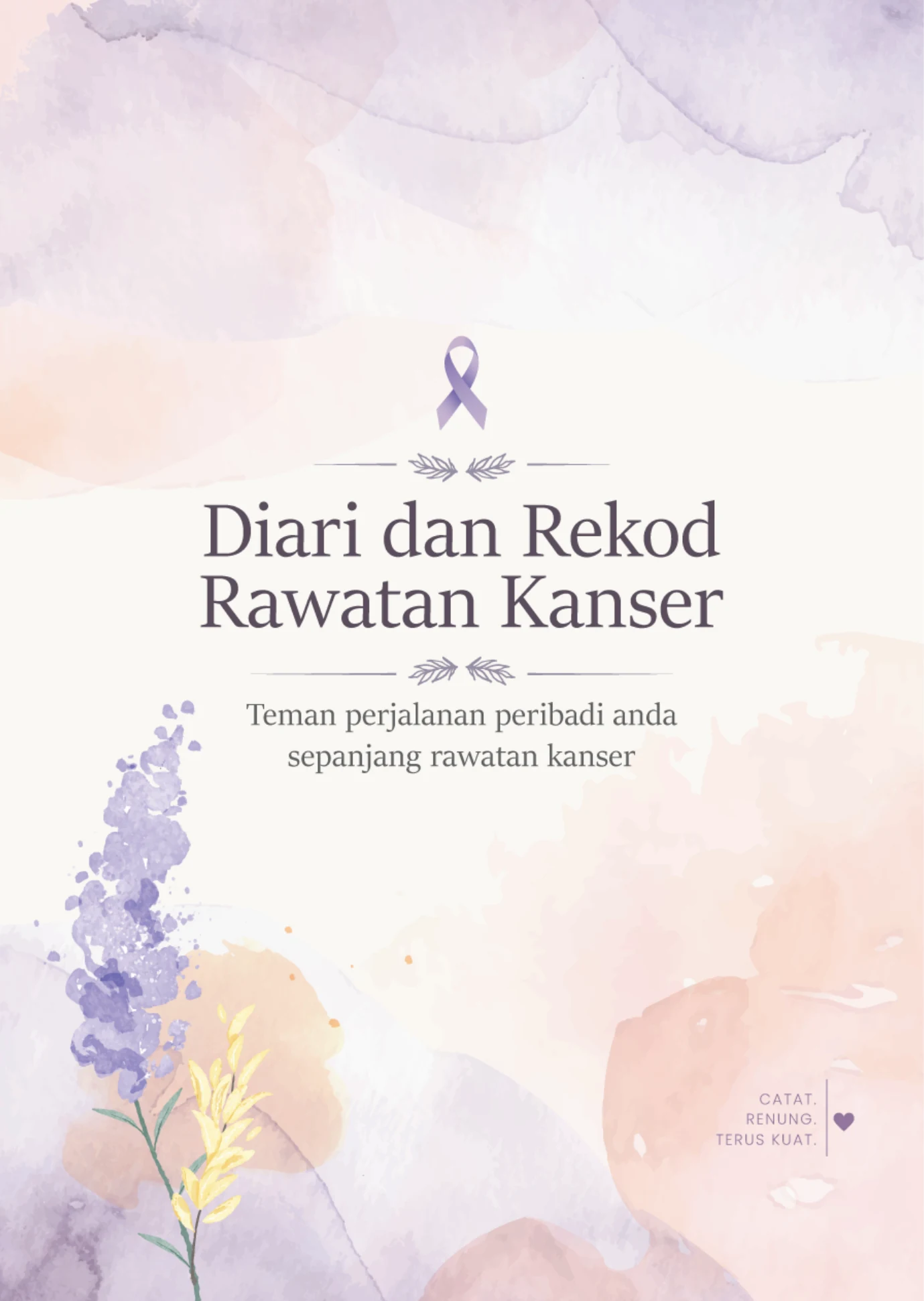Kulit buku Diari dan Rekod Rawatan Kanser
