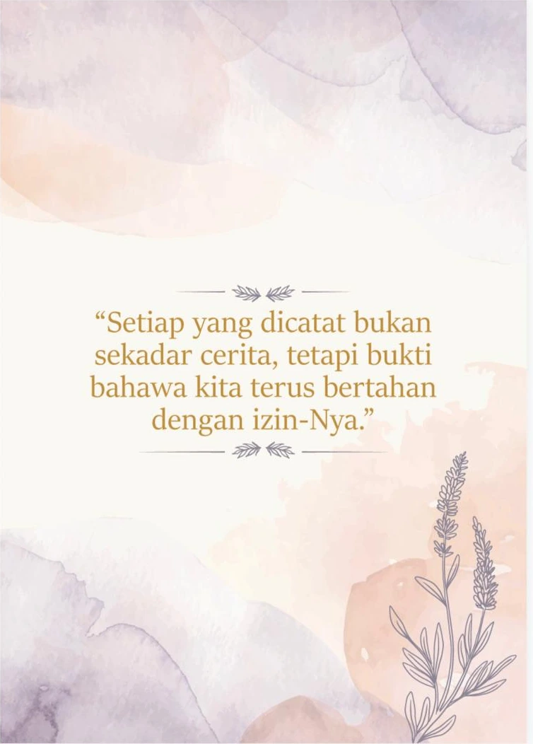 Halaman petikan kata-kata daripada buku yang boleh dijadikan poster